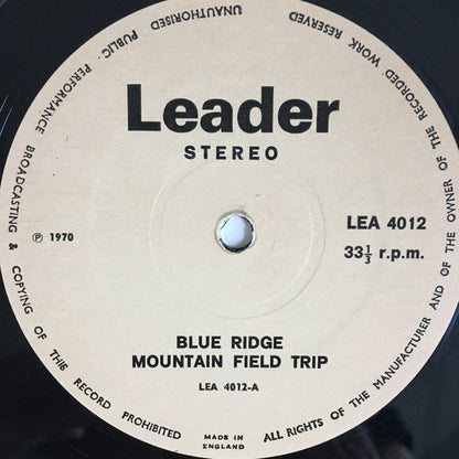 Various : Blue Ridge Mountain Field Trip (LP, Album, Bei)