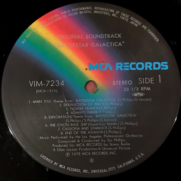 Various : Battlestar Galactica (Original Soundtrack) (LP, Album)