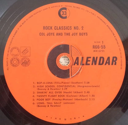 Col Joye And The Joy Boys : Rock Classics No. 2 (LP, Album, Mono, RE)