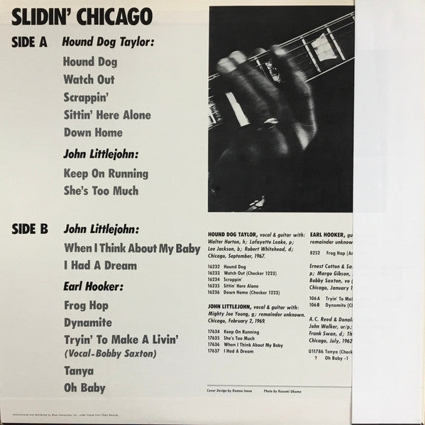 Various : Slidin' Chicago (LP, Comp, Mono)