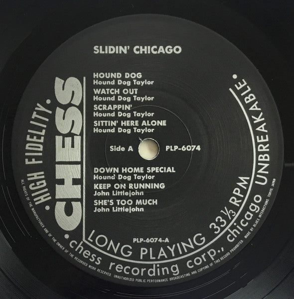 Various : Slidin' Chicago (LP, Comp, Mono)