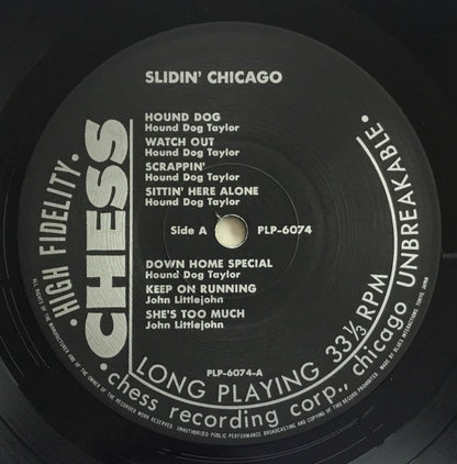 Various : Slidin' Chicago (LP, Comp, Mono)