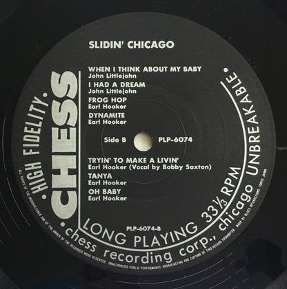 Various : Slidin' Chicago (LP, Comp, Mono)