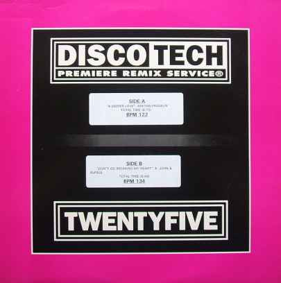 Various : DiscoTech TwentyFive (3x12", Comp, Promo)