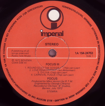 Focus (2) : Focus 3 (2xLP, Album, RE)