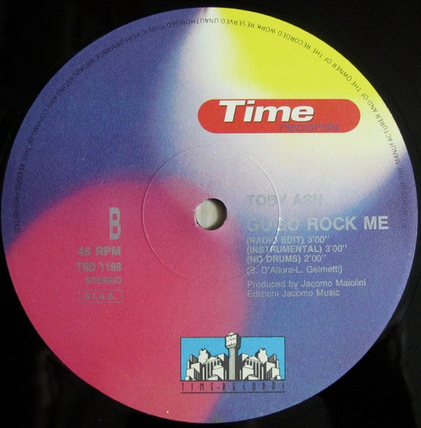 Toby Ash : Go Go Rock Me (12")
