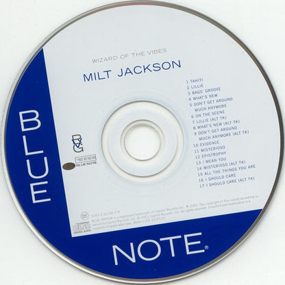 Milt Jackson : Wizard Of The Vibes (CD, Comp, Mono, RE, RM)