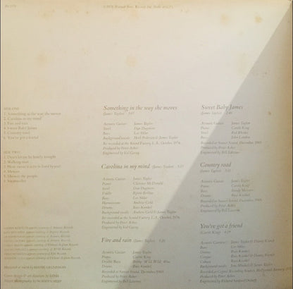 James Taylor (2) : James Taylor's Greatest Hits (LP, Comp, Gat)