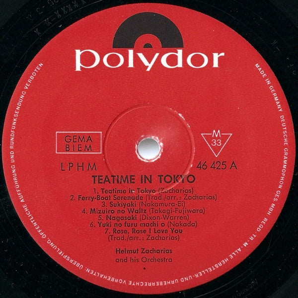 Helmut Zacharias And His Orchestra : Tea Time In Tokyo (LP, Album)