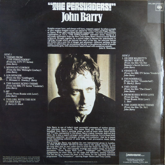 John Barry : Theme From The Persuaders! (LP, Comp, Mono)
