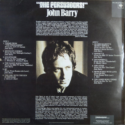 John Barry : Theme From The Persuaders! (LP, Comp, Mono)
