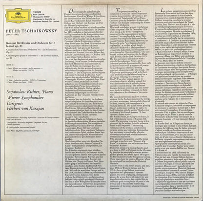 Pyotr Ilyich Tchaikovsky : Piano Concerto No.1 In B Flat Minor (LP, RE)
