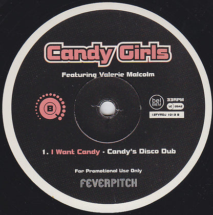 Candy Girls Featuring Valerie Malcolm : I Want Candy (2x12", Promo)