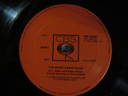 W.C. Fields : The Great Radio Feuds (LP, Album, Mono)