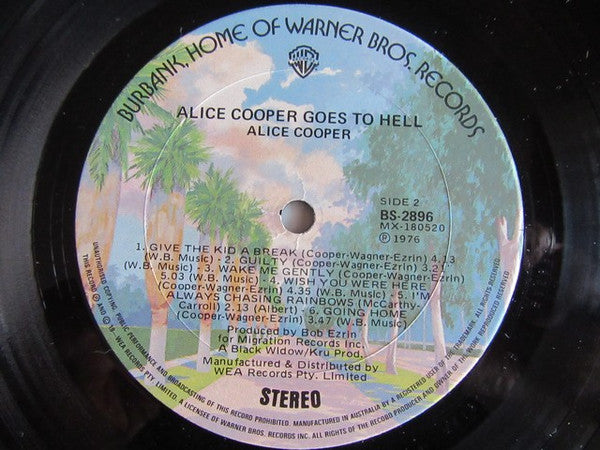 Alice Cooper (2) : Alice Cooper Goes To Hell (LP, Album)