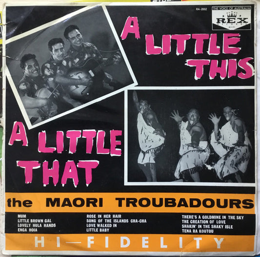 Maori Troubadours : A Little This... A Little That (LP, Album)