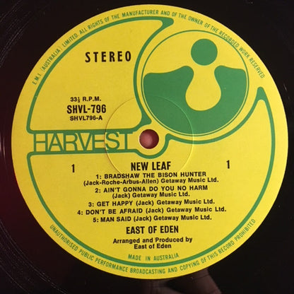East Of Eden (2) : New Leaf (LP, Album)