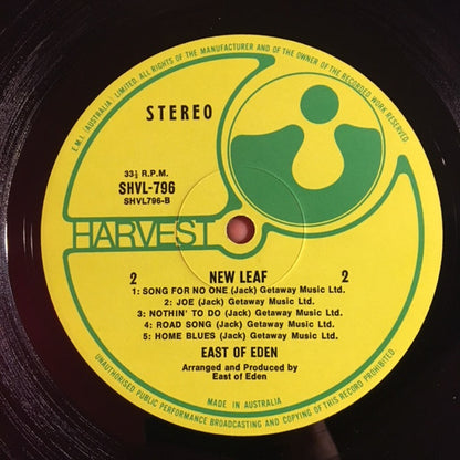 East Of Eden (2) : New Leaf (LP, Album)