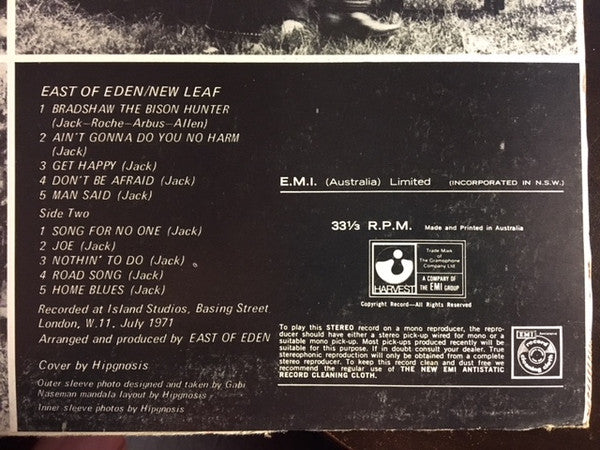 East Of Eden (2) : New Leaf (LP, Album)