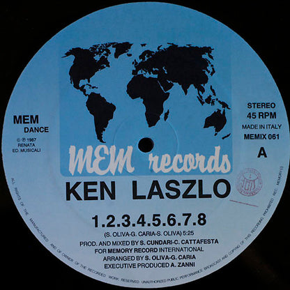 Ken Laszlo : 1.2.3.4.5.6.7.8 (12")
