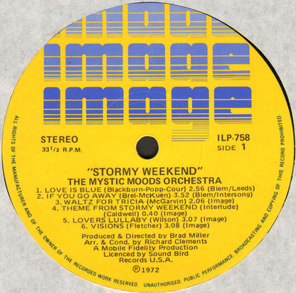 The Mystic Moods Orchestra : Stormy Weekend (LP, Album)