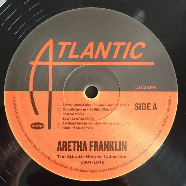 Aretha Franklin : The Atlantic Singles Collection 1967-1970 (2xLP, Comp, Mono)