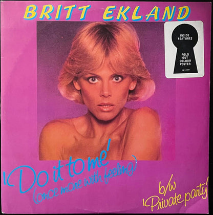 Britt Ekland : Do It To Me (Once More With Feeling) (12", Single)