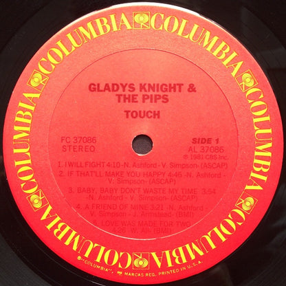 Gladys Knight And The Pips : Touch (LP, Album, Pit)