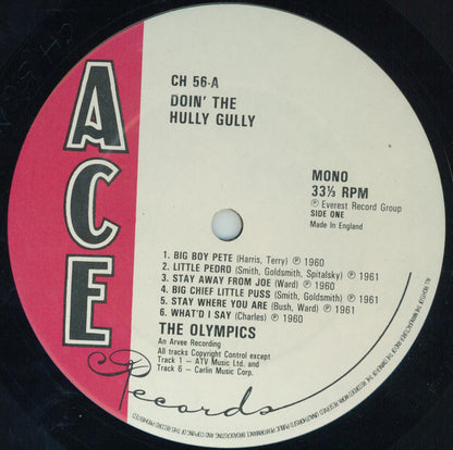 The Olympics : Doin' The Hully Gully (LP, Comp, Mono)