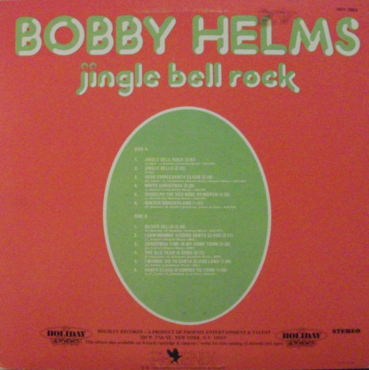 Bobby Helms : Jingle Bell Rock (LP, Album, Whi)