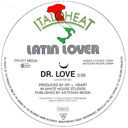 Latin Lover : Dr. Love (12", Maxi)