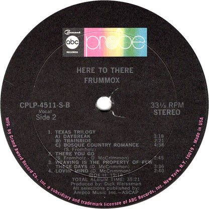Frummox : Here To There (LP, Album, Gat)