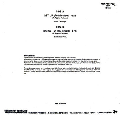 Digital Emotion : Get Up (12")