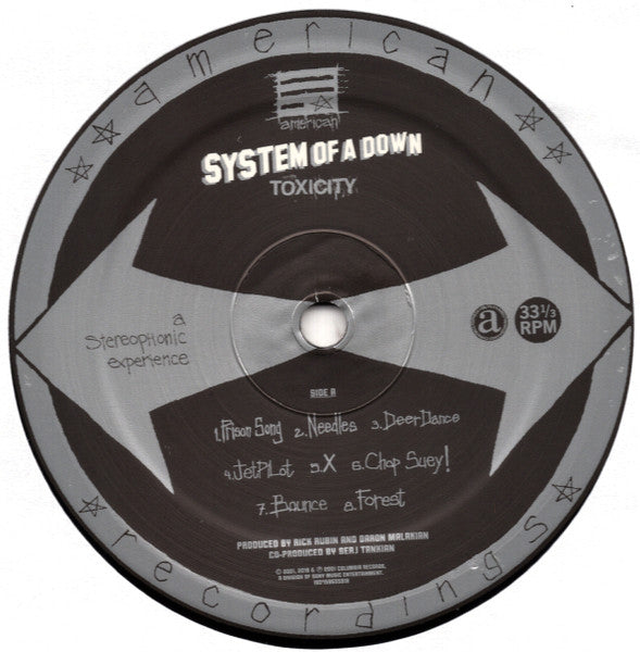 System Of A Down : Toxicity (LP, Album, RE)