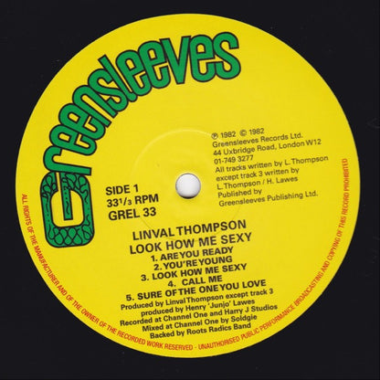 Linval Thompson : Look How Me Sexy (LP, Album, RE)