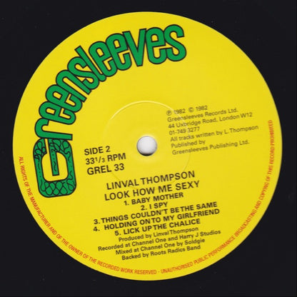 Linval Thompson : Look How Me Sexy (LP, Album, RE)