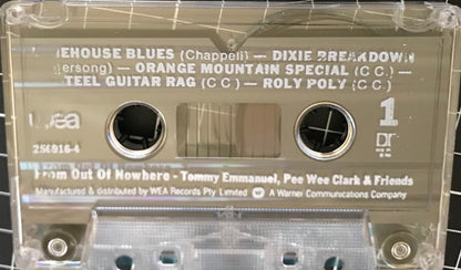 Tommy Emmanuel, Pee Wee Clark And  Friends Of Tommy Emmanuel & Pee Wee Clark : From Out Of Nowhere (Cass, Album, RE)