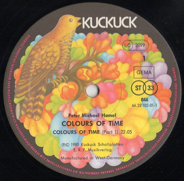 Peter Michael Hamel : Colours Of Time (LP, Album)