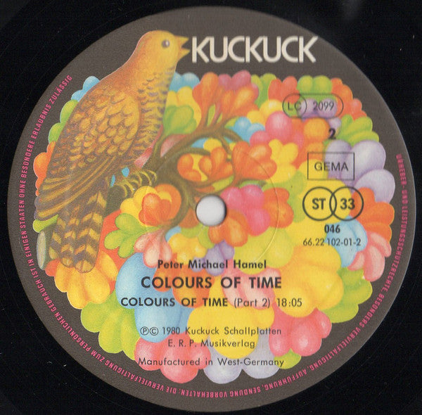 Peter Michael Hamel : Colours Of Time (LP, Album)
