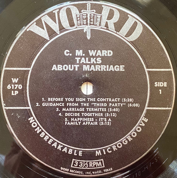 C.M. Ward : Talks About Marriage (LP, Album)