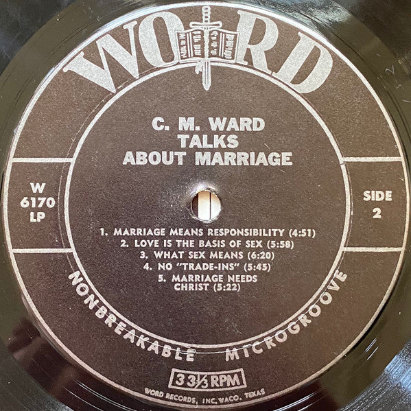 C.M. Ward : Talks About Marriage (LP, Album)