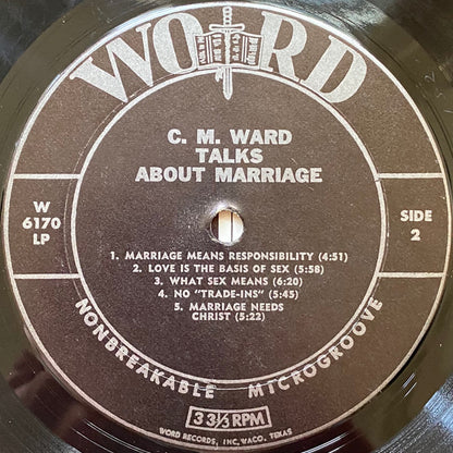 C.M. Ward : Talks About Marriage (LP, Album)