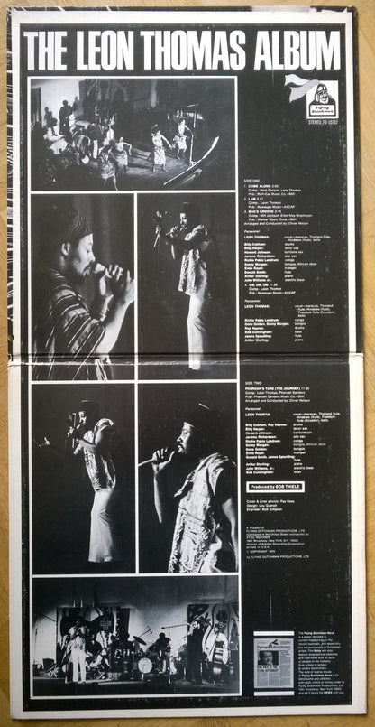 Leon Thomas : The Leon Thomas Album (LP, Album, Pit)