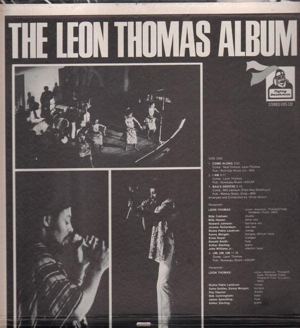 Leon Thomas : The Leon Thomas Album (LP, Album, Pit)