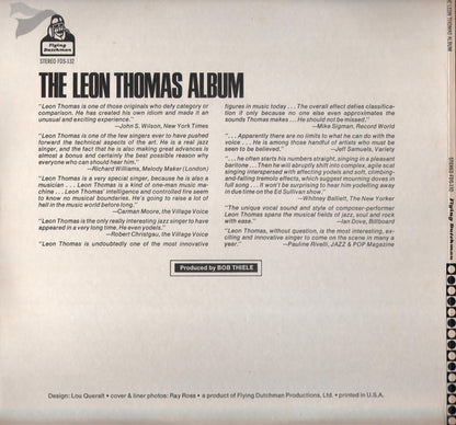 Leon Thomas : The Leon Thomas Album (LP, Album, Pit)