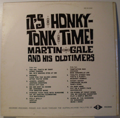 Martin Gale's "Old-Timers" : It's Honky Tonk Time! (LP)