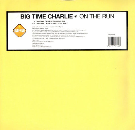 Big Time Charlie : On The Run (12")