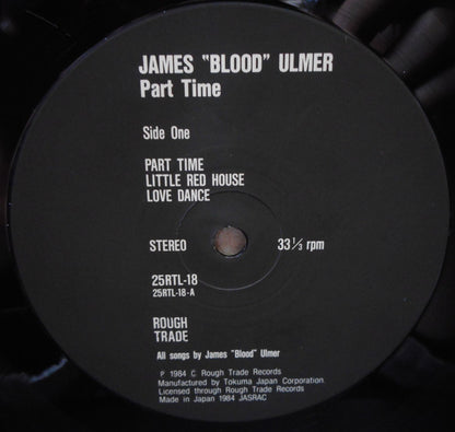 James Blood Ulmer : Part Time (LP, Album)