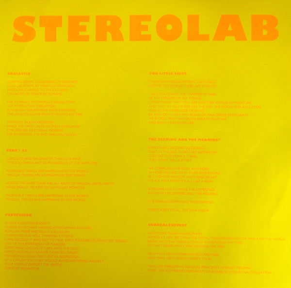 Stereolab : Peng! (LP, Album, RE, Cle)