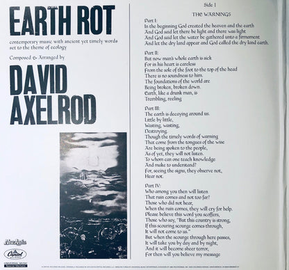 David Axelrod : Earth Rot (2xLP, Album, RE, Gat)